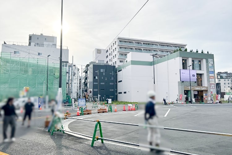 向ヶ丘遊園駅の北口からのアクセス